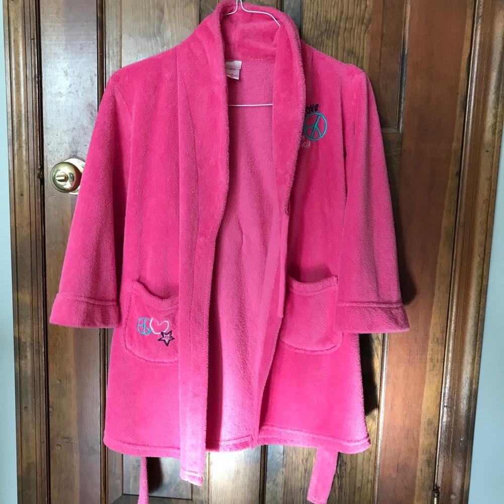 Pink Fluffy Robe